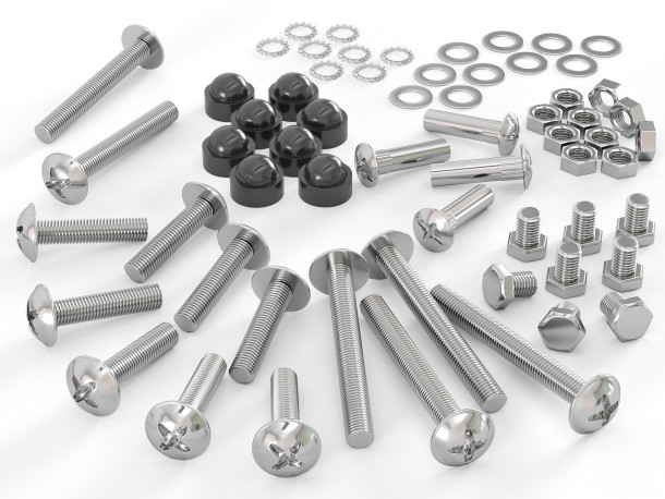 Комплект фурнитуры для двуспальной софы, черный