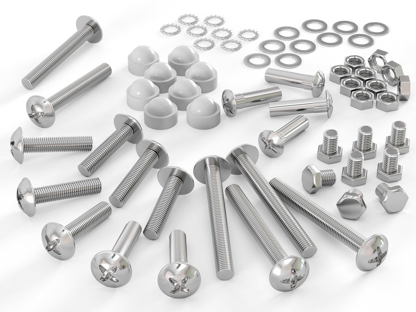 Комплект фурнитуры для полуторной кушетки, белый