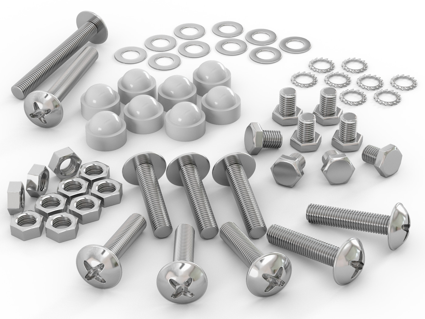 Комплект фурнитуры для полуторной кровати, белый